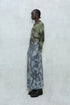 FLOWER DRAWSTRING TOPS -GREEN-